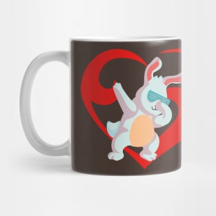 dab it rabbit Mug